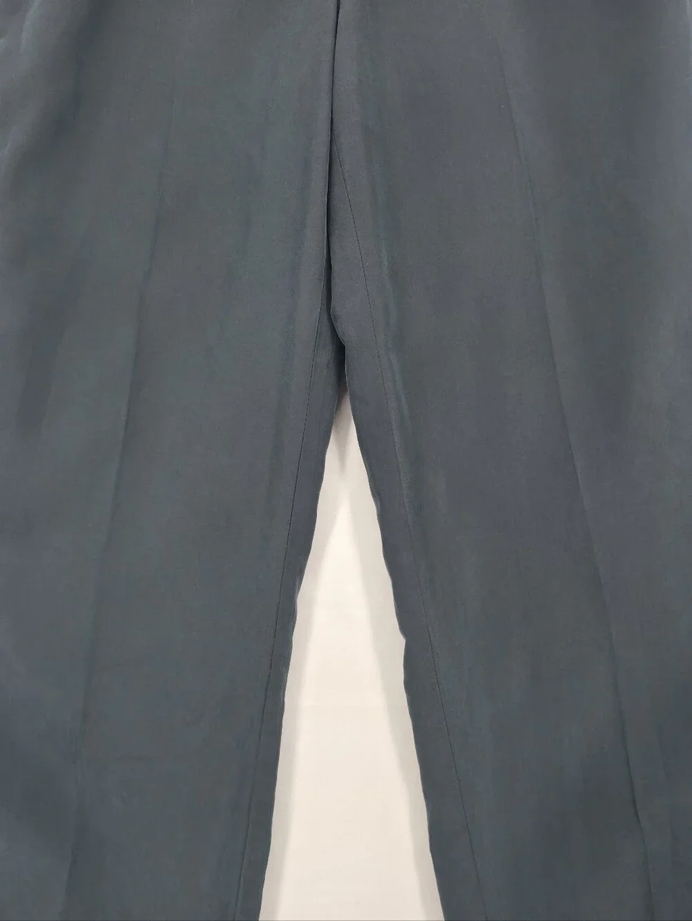 Jones New York Black Tencel Pull On Straight Leg Pants Medium Minimalist